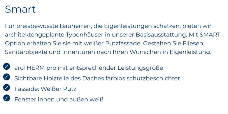 Ausstattung Smart
